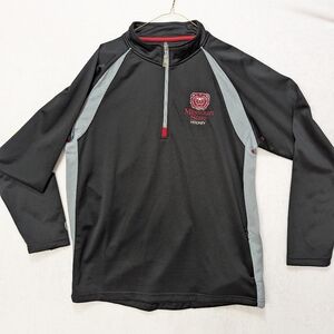 Missouri State Hockey Harrow Black and Gray Quarter-Zip Pullover XL